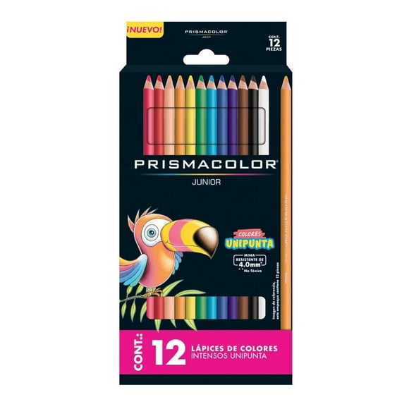 Colores Prismacolor Junior Unipunta Colores Intensos 12 pzas