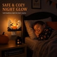 thumbnail image 6 of 2026 Ghost Campfire Nightlight, Ghost Roasting S'Mores Plug-In Wall Flickering Flame Nightlight,Spooky Fire Marshmallow Night Light For Indoor Halloween Decor,Halloween Decorations Party Gift, 6 of 7