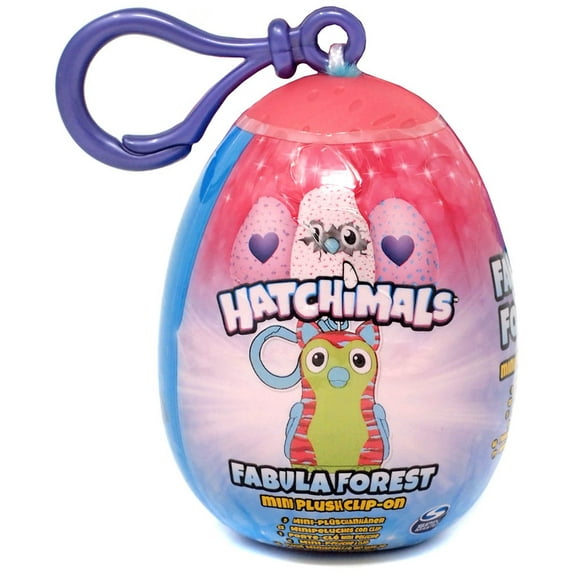 Mini Plush Clip-On Hatchimals Fabula Forest Mystery Pack