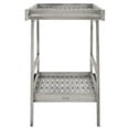 thumbnail image 6 of Safavieh Renzo 2 Tier Outdoor Farmhouse Wooden Bar Cart, 6 of 10