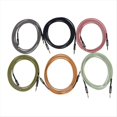 thumbnail image 3 of Cable de Guitarra, Cable para Instrumentos Musicales, Cable de Audio para Bajos, Cable con Reducción de Ruido (6 Metros), Color Rosa y, 3 of 6