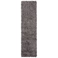 thumbnail image 6 of SAFAVIEH New Orleans Darius Solid Polyester Shag Area Rug, Platinum/Ivory, 4' x 6', 6 of 10