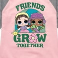 thumbnail image 3 of LOL Surprise! Dolls - Friends Grow Together - Toddler & Youth Girls Raglan Graphic T-Shirt, 3 of 5
