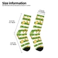 thumbnail image 2 of Rocae Watercolor St Patrick Day for Girls Boys Crew Socks,Children's Socks, Kids Socks, Toddler Socks: Daily Wear with Kids School Uniform, 2 of 5