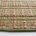thumbnail image 3 of SAFAVIEH Natural Fiber Kostadin Striped Area Rug, Green/Natural, 7' x 7' Round, 3 of 8