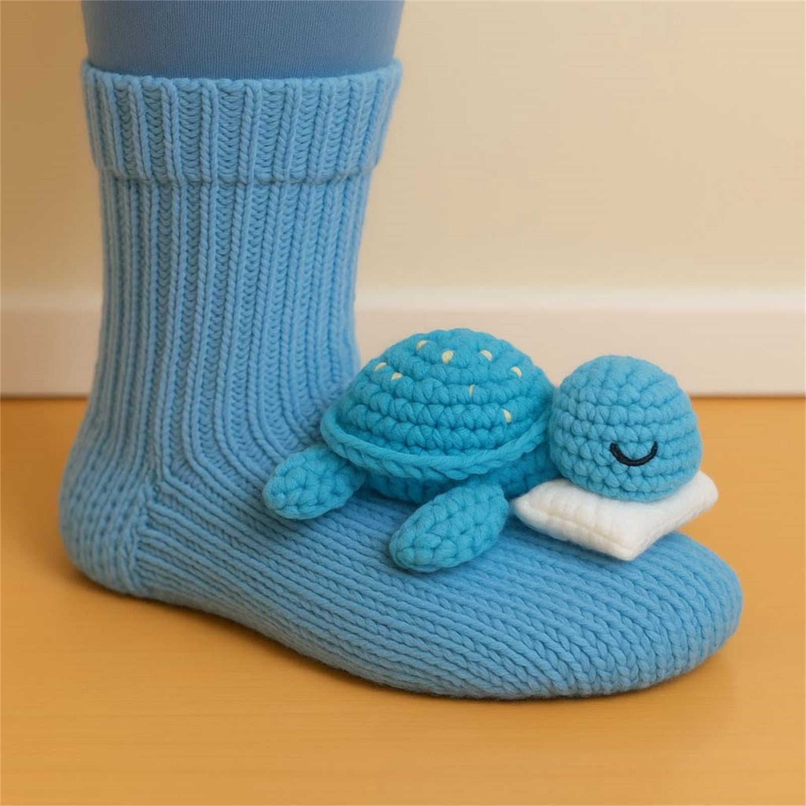 3D Knit Animal Socks, Animal Socks, Funny Warm and Soft Long Stocking Stuffers Sock, Fun & Adorable Christmas Gift, 1 Pair, Style-l