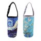 thumbnail image 1 of 2 portavasos de neopreno con aislamiento, funda para tazas de café, funda protectora para botella de agua, funda para bebidas para acampar al aire lib Flor azul, 1 of 9
