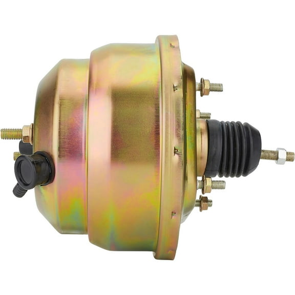 Dual Diaphragm Power Brake Booster, 8 Inch, Chromate Finish