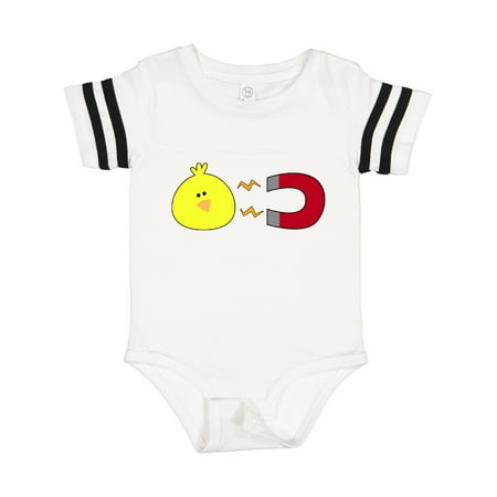 

Inktastic Chick Magnet Gift Baby Boy or Baby Girl Bodysuit