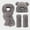 Grey, variant on Three Sets Of Warm Hats Scarves And Gloves In Winter Scarf Gloves Earmuff Set Women Scarf Hat Set Hat Gloves Scarf Set Women Gloves Scarf Set Men Hat Gloves Scarf Set Girls Scarf Hat Gloves for Girls