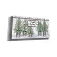 thumbnail image 2 of Epic Graffiti 'Galvanized Pots White Christmas Trees II' by Cindy Jacobs, Canvas Wall Art, 24"x12", 2 of 2