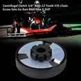 thumbnail image 3 of Motorcycle Centrifugal Clutch 3/4Inch Bore 12 Teeth 35 Chain Clutch Kit for 6.5HP Engines Mini Go K, 3 of 5