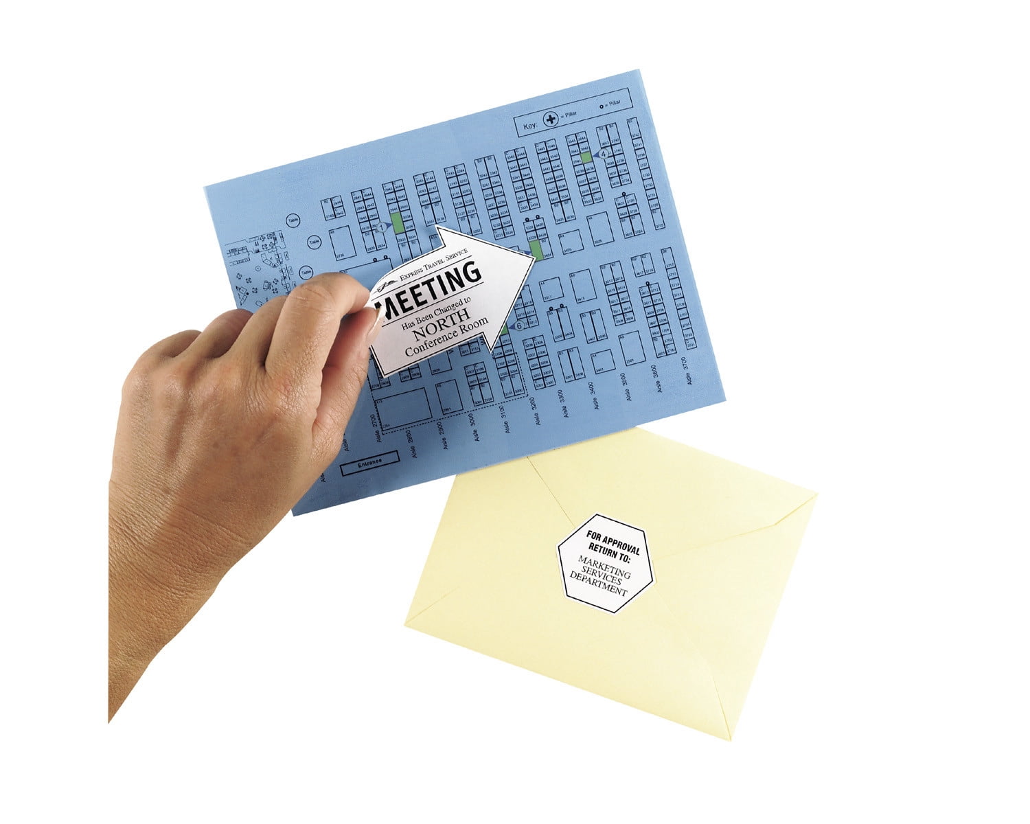 Avery Self-Adhesive Removable Laser Id Labels, White, 8.5 x 11 inches, 25 per Pack (6465)