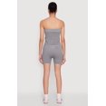 thumbnail image 4 of Womens Compression Rib Seamless Tube Top and Shorts, 4 of 4