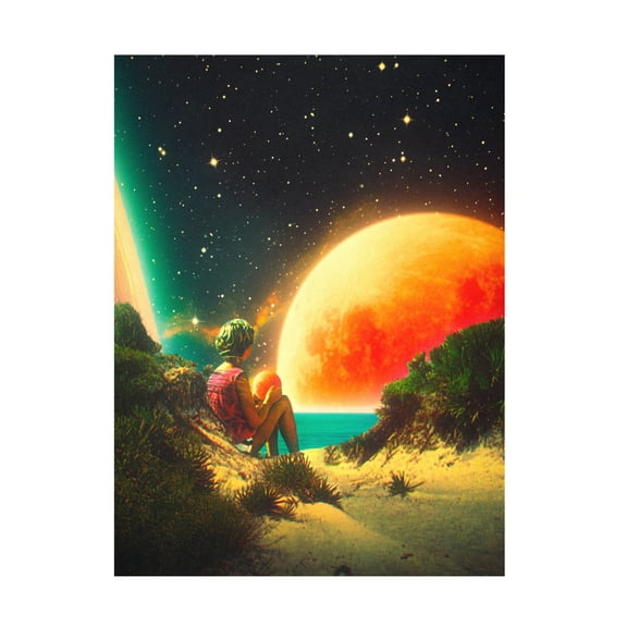 Trademark Fine Art Taudalpoi Hope Canvas Wall Art