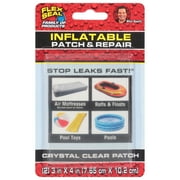 Flex Seal Family 6025036 3 x 4 in. Fast Inflatable Patch & Repair Kit, Clear - Pack of 2