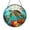 Acrylic 3.5 Inch, variant on Sea Turtle Stained Glass Suncatcher, Ocean Underwater Window Hanging Art, Marine Animal Window Decor, Coastal Nature Inspired Home Decoration, Gift for Ocean and Animal Lovers