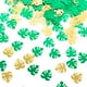 Efavormart 15G Bag | Metallic Green And Gold Tropical Palm Leaf Table ...