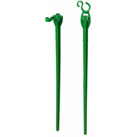 Christmas 9104 99 1640 8 Inch Light Stakes 25 Packpatented Fastener Holds Any Size Including Rope And Mini By Adams