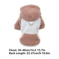 thumbnail image 2 of Ganfancp Ropa para Mascotas Invierno Nuevo Suéter Acolchado Coreano Colores Cálidos para Contra El Frío y La Lana de Cordero Suéter de Tracción Artículos En Liquidación Ropa para Mascotas X1, 2 of 5