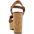 thumbnail image 3 of Sugar Womens Lydia Criss-Cross Front Faux Leather Platform Sandals, 3 of 3