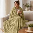 thumbnail image 6 of Oversized Flannel Walmart Blankets 79X91 Inches, Luxurious Soft Striped Plush Blanket for Bed and Sofa, Lightweight Breathable All-Season Comfort, 6 of 7