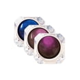 thumbnail image 2 of Sombra de ojos HUOGUO Glitter monocromática impermeable, juego de 3 piezas, 2 of 2
