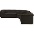 thumbnail image 6 of Meridian Furniture Cascade Brown Boucle Fabric Modular Sectional, 6 of 14