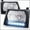 Black, variant on Euro Headlight Chrome Housing with LED for 92 to 06 Ford Econoline, 11 x 14 x 15 in.