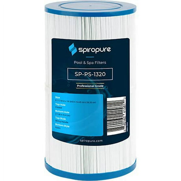 SpiroPure Replacement for Jacuzzi Whirlpool 50 Unicel C-5300 Pleatco PJW50 Filbur FC-1320 Hot Tub Spa Pool Filter Replacement Cartridge