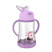 Sippy Cups for 1 Year Old Toddlers with Straw, Spill Proof Sippy Cup with Handle, Toddler Transition Sippy Cups for Baby 6 Months