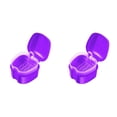 thumbnail image 1 of Toothpaste Denture Case Cup Box Holder Storage Soak Container With Strainer Basket For Travel Cleaning, Tooth care for Women, 1 of 5