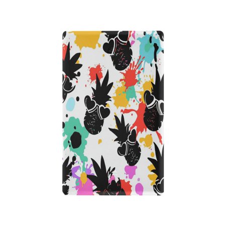 IAUYY Retardant PC Material Toggle Switch Switch Plate Covers Easy DIY Installation with Screws Light Switch Cover Plate Black Pineapple Shape