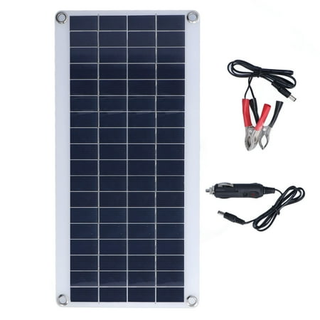 

8W Solar Panel Kit Flexible Bendable Monocrystalline Portable Solar Battery Module for Ships RV Home