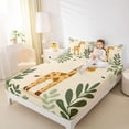 thumbnail image 4 of Castle Fairy Kids Boys Girls Kawaii Giraffe Animal Twin Sheet Sets,Wildlife Bedding, 4 of 7