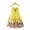 Yellow 2, variant on Qudderr 1-10T Girl's Summer Sundress Halter Beach Dress for Kids Toddler Casual Cami Hawaiian Vacation Dresses for Girls