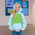thumbnail image 7 of KAUOD Teen Girls Pullover Hoodies Long Sleeve Oversized Fleece Hoodie Sweatshirts Kids Fall Plain Cute Preppy Sweatshirts, 7 of 7