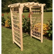 A & L Furniture Cambridge 7 ft. High Cedar Arbor