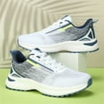 thumbnail image 2 of NOKIO Road Running Shoes for Men Wide Toe La𝖼e Up Tennis Athlet𝗂c Shoes Lightweight Breathable Knit Walking Shoes with Soft Insole and Durab𝗅e Sole for Gym Workout and Daily Wear, 2 of 4