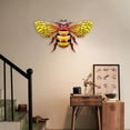 thumbnail image 4 of 4x Escultura De Abejas Para Pared, Arte De Pared, Insectos, Sala De Estar, Artesanía De Metal, Decoración Para El Hogar Al Aire Libre, 4 of 10