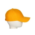 thumbnail image 2 of D&I Basic Baseball Cap Adjustable Closure Curved Visor Hat-Gold, 2 of 6