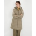 thumbnail image 3 of Wenseny Women’s Knee Length Long Puffer Coat Outerwear Casual Warm Padded Down Jacket Khaki XL, 3 of 8