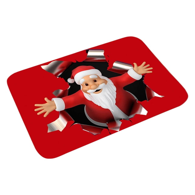 Birdeem Christmas Floor Mat Kitchen Bathroom Door Non Slip Mat 40 * 60Cm Floor Mat