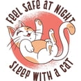 thumbnail image 3 of CafePress - Sleep With A Cat T Shirt - Infant T-Shirt, 3 of 4