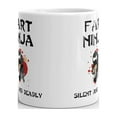 thumbnail image 3 of Fart Ninja Silent and Deadly Coffee Tea Ceramic Mug Office Work Cup Gift, 3 of 3