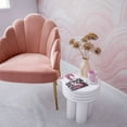 thumbnail image 2 of TOV Furniture Delta Concrete Round Side Table with Ivory Finish, 2 of 6