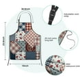 thumbnail image 7 of Pioneer Flower Floral Print Pattern Kids Aprons for Girls and Boys,Adjustable Neck Strap Toddler Aprons for Kids Cooking Baking, 7 of 7