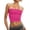 Hot Pink, variant on Tube Tops for Women Dressy Casual Slimming Strapless Bandeau Top Y2k Going out Tops Summer Outfits