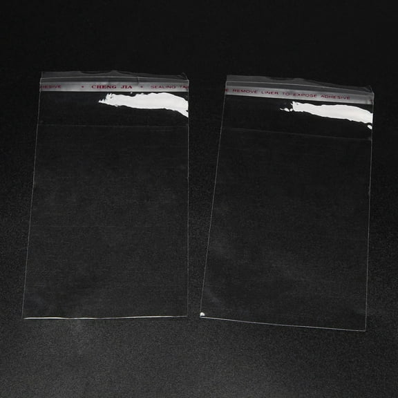 400 Clear Self Adhesive 7cm x 13cm Peel and Seal Plastic Bags