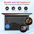 thumbnail image 6 of 17.3" FHD Laptop Computer Intel Core i3-1215U 6-Core Processor (Up to 4.4GHz) 16GB RAM 1TB SSD Intel UHD Graphics 65W GaN Type-C Charger Backlit Keyboard Fingerprint For Home Student Business Gray, 6 of 9